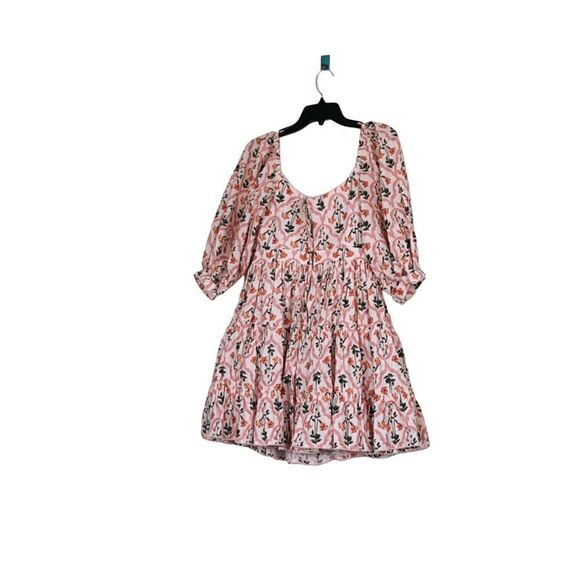Agua by Agua Bendita Guanabana Botanico Rosa Mini Dress M - Picture 10 of 11